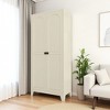 Vynxaria Decorative Storage Drawers: Secure Beige Metal Cabinet with Lock and Adjustable Shelves - 2 of 4