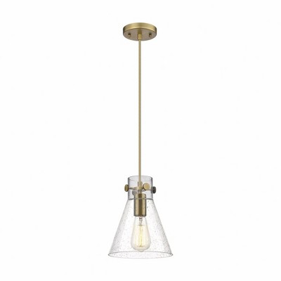 Newton Cone - 1 Light Pendant In Industrial Style-9.88 Inches Tall and 8 Inches Wide