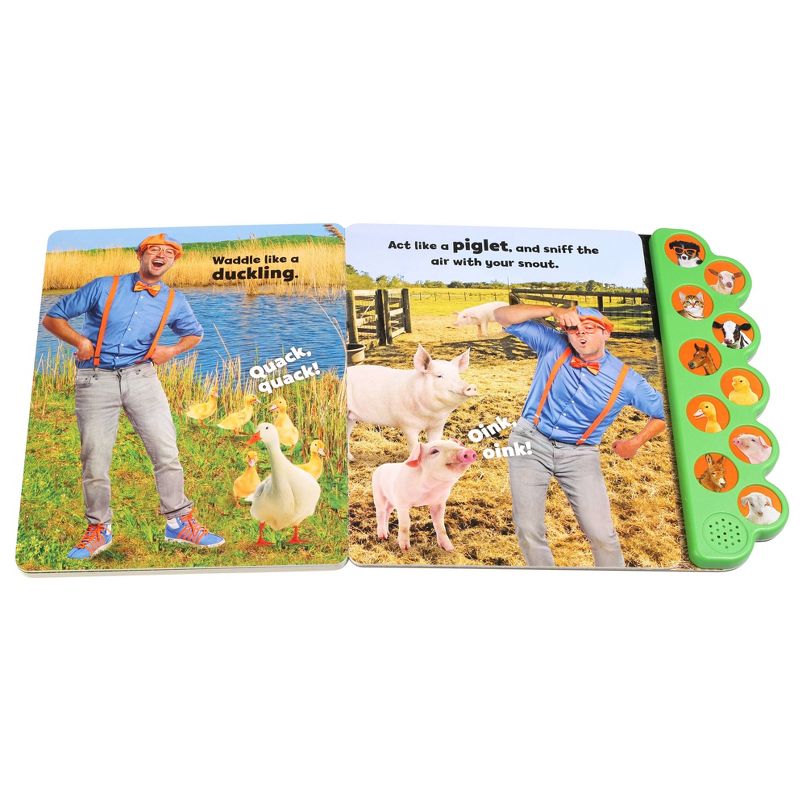 Blippi: Baby Farm Animals - (10-Button Sound Books) by  Editors of Studio Fun International (Board Book), 4 of 5