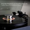 Fluance Vinyl Record Weight Stabilizer High Mass 760 gram Steel with Protective Velvet Pad for Vibration Damping - Steel - 3 of 4