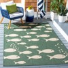 Courtyard CY6012 UV & Stain Resistant Non-Shedding Power Loomed Indoor/Outdoor Rugs - Safavieh - 2 of 4