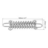 Unique Bargains Tent Spring Buckle Heavy Type Stainless Steel Rope Tensioner Silver 4.7"x1.5" - 2 of 4
