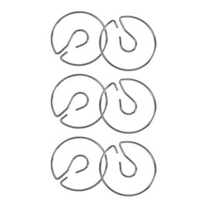 Pacon® Chart Stand Rings, Metal, 4", 2 Per Pack, 3 Packs - 1 of 2