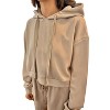 Women's Cropped Drawstring Hoodie - P.CILL - 2 of 3