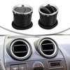 Unique Bargains Front Dashboard Air Vent AC Heater 8L3Z19893BA for Lincoln Mark LT 2006-2008 for Ford F-150 2004-2008 Titanium Tone 4 Pcs - 2 of 4