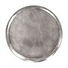 Side Table Silver 22"H – Round Recycled Metal Table with Contemporary Design By Zuo Modern - 4 of 4