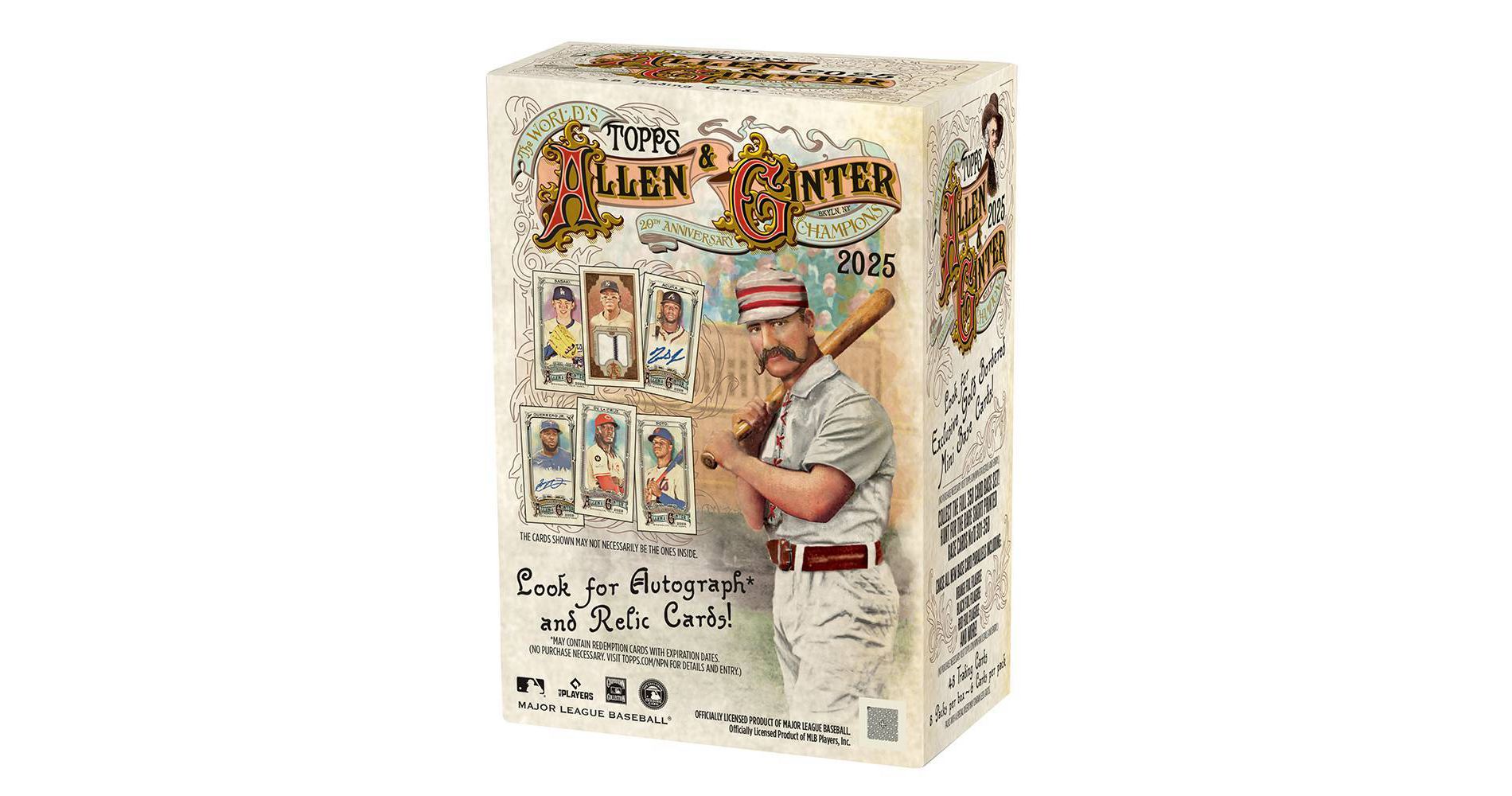 2025 Topps MLB Allen and Ginter Baseball Collectible Trading Cards