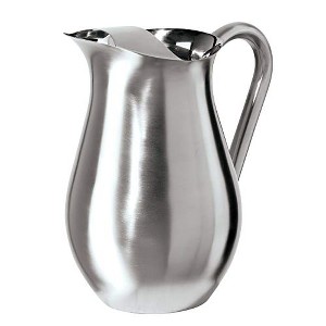 OGGI Water Pitcher w/ Ice Guard, Water Carafe, Ideal 68oz / 2 Lt Stainless Steel - 1 of 4
