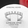 Carla Anniversary Wedding Band Ring Sterling Silver Women Ginger Lyne Collection - 4 of 4