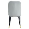 NicBex Dining Chairs Set of 2 Upholstered Chair PU Leather Padded Seat with Metal Legs Design for Kitchen, Living Room, Bedroom - 4 of 4