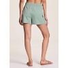 Avalanche Women's Lightweight Silky Soft Jersey Hiking Cargo Short with Drawstring Waistband - 2 of 4