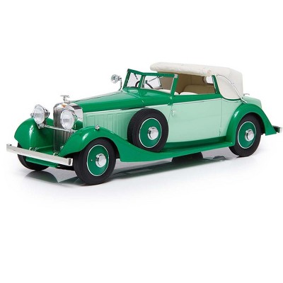 1934 Hispano Suiza J12 Drophead Coupe by "Fernandez & Darrin" Green Ltd Ed 300 pcs 1/18 Model Car by Esval Models
