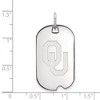 Black Bow Jewelry 10k White Gold Oklahoma Sooners NCAA Pendant - 2 of 3