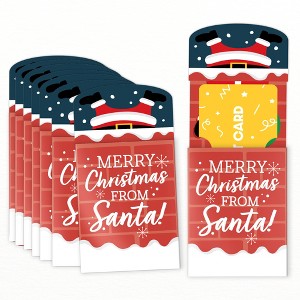 Big Dot of Happiness Merry Christmas from Santa Gift Card Holders with Envelopes, Christmas Money & Gift Card Sleeves, Nifty Gifty Pack, Set of 8 - 1 of 4