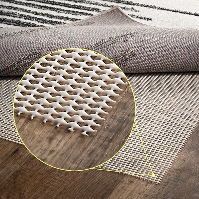 Ultra Non Slip Rug Pad 12 x 15 ft by Slip-Stop, Beige