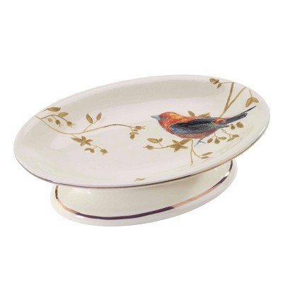 Avanti Linens Gilded Birds Soap Dish - Thumbnail 3