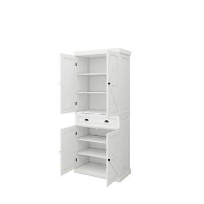 NicBex 71.65 Inch Tall Kitchen Pantry Storage Cabinet with 4 Doors,2 Adjustable Shelves and Drawer for Bathroom,Kitchen