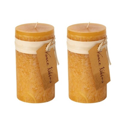 6" Vance Kitira Timber Candle Set of 2