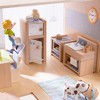 HABA Little Friends Kitchen Room Set - Wooden Dollhouse Furniture for 4" Bendy Dolls - 2 of 4