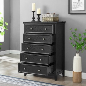 Modern 5 Drawers Dresser 5 Drawers Cabinet,Chest of Drawers Closet Organizers and Storage Clothes Storage Drawers Cabinet for Living Room - 1 of 4