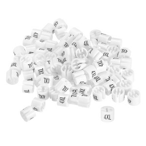 Unique Bargains Convenient removal and reusability Clothes Hanger Markers 160 Pcs - 1 of 4