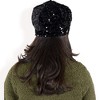 Anna-Kaci Women's Sequin Velvet Beret with Sparkling Embellishments and Comfortable Satin-Lined Interior - 4 of 4