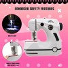 Miraculous Ladybug Marinette's Mini Sewing Machine for Kids, Easy to Use Dual Speed Portable Machine with Miraculous Fabric, Black Mannequin - 4 of 4