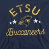 East Tennessee State University Official Lions Adult Pull-Over Hoodie, Navy - 2 of 4