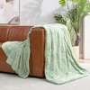 Cozy Bliss Faux Fur Throw Blanket – Plush Bubble-Shaped Plush Throw for Couch, Sofa, and Bedroom - 4 of 4