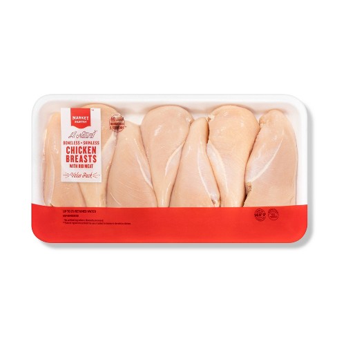 All Natural Boneless Skinless Chicken Breast Value Pack 4 02 6 3