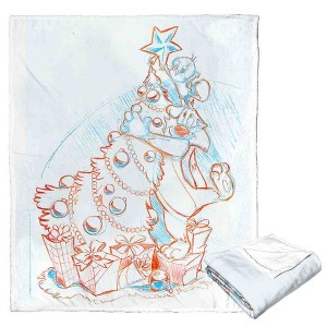 Warner Bros. Looney Tunes Decorating Together Silk Touch Throw Blanket 50x60 Inches - 1 of 4