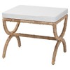 bali & pari Maliyah Seagrass Ottoman Natural Brown - 4 of 4