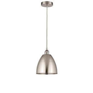 Edison Dome - 1 Light Cord Hung Mini Pendant In Industrial Style-12.88 Inches Tall and 9 Inches Wide - 1 of 1