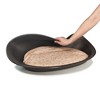 Small 16.5 x 12.6 x 2.2" Oval Pet Bed, Brown - 3 of 4