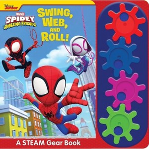 Disney Junior Marvel Spidey and His Amazing Friends: Swing, Web, and Roll! a Steam Gear Sound Book - by  Pi Kids (Mixed Media Product) - 1 of 1