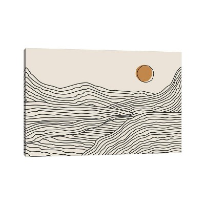 iCanvas Boho Sunny Mountains by Jay Stanley Canvas Print Wall Art