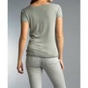 Women's Basic Short Sleeve V Neck Tee - TEMPO PARIS - 2 of 3