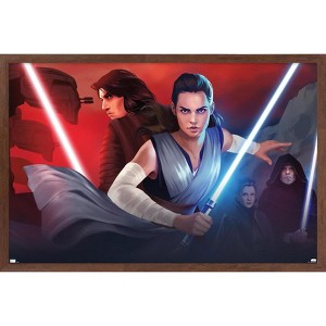 Trends International Star Wars: The Last Jedi By Salena Barnes Framed Wall Poster Prints - 1 of 4