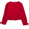 RuffleButts Toddler Girls Sweater Knit Peplum Cardigan - 2 of 2