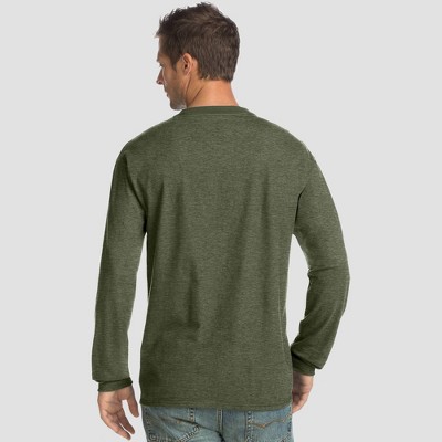 henley shirt green