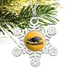University of Wisconsin Milwaukee Official Logo Metal Snowflake Christmas Tree Holiday Ornament - 2 of 3
