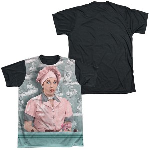 Men's I Love Lucy Chocolate Belt Short Sleeve Costume T-Shirt - 1 of 4