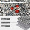 Vintage Large Area Rug for Living Room Bedroom Distressed Rug Non-Slip Low Pile Machine Washable Rug - 3 of 4