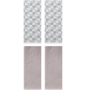 REGALWOVEN 4 Pcs Soft Absorbent Comfortable Waffle Design Hand Towel - 1 of 4