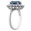 Designs By Gioelli Sterling Silver London Blue Topaz, Created White And Blue Sapphire Ring - 2 of 3
