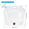 Unique Bargains Camping Hiking PE Collapsible Water Container Bag with Spigot - 2 of 4