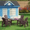 WestinTrends Malibu Kids 5-Piece HDPE Outdoor Patio Round Dining Table and Chairs Set - 2 of 4
