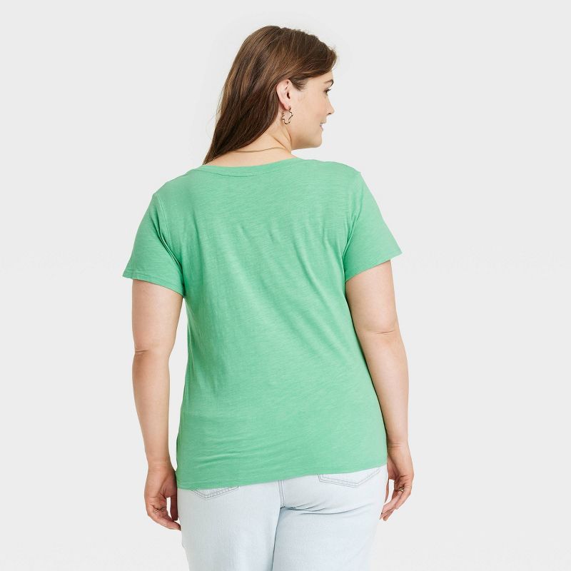 Women's 3pk Fitted V-Neck Short Sleeve T-Shirt - Universal Thread™, 3 of 6