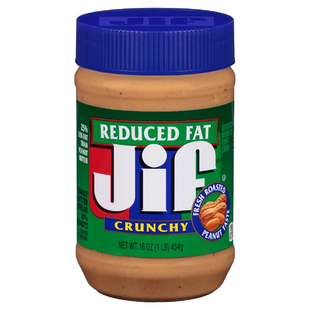 UPC 051500255605 product image for Jif Reduced Fat Crunchy Peanut Butter - 16oz | upcitemdb.com