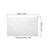 Unique Bargains Smooth Laser Engraving Metal DIY Gift Craft Business Cards 5 Pcs - 2 of 4